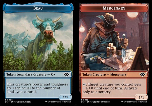 Beau // Mercenary (token foil)