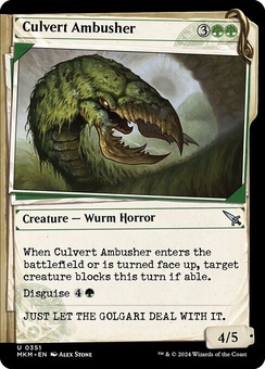 Culvert Ambusher (showcase)
