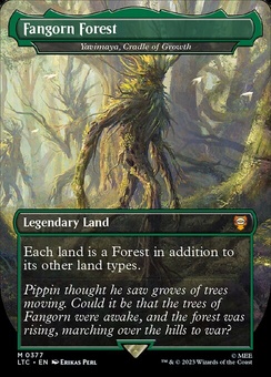 Yavimaya, Cradle of Growth (borderless foil)