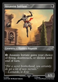 Assassin Initiate (etched foil)