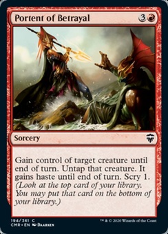 Portent of Betrayal (foil)