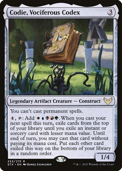 Codie, Vociferous Codex (foil)