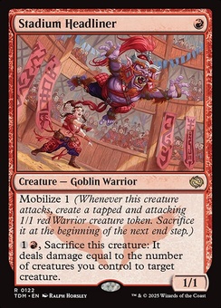 Stadium Headliner (prerelease promo foil)