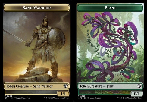 Sand Warrior // Plant (token)