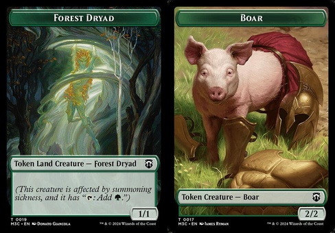 Forest Dryad // Boar (token)