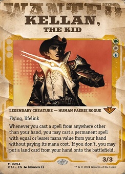 Kellan, the Kid (borderless showcase foil)