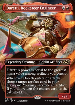 Daretti, Rocketeer Engineer (borderless foil)