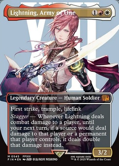 Lightning, Army of One (borderless surge foil)