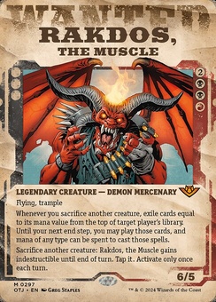 Rakdos, the Muscle (borderless showcase foil)