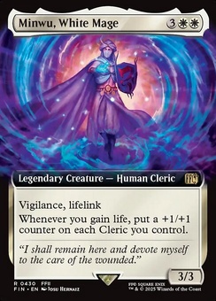 Minwu, White Mage (extended art)