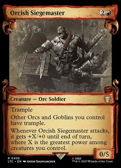 Orcish Siegemaster (scroll silver foil)