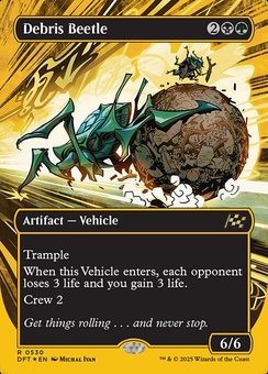 Debris Beetle (borderless boxtopper)