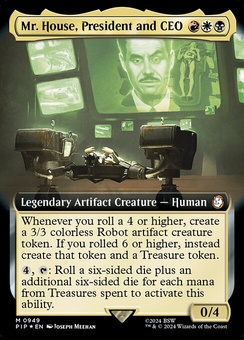 Mr. House, President and CEO (extended art foil)