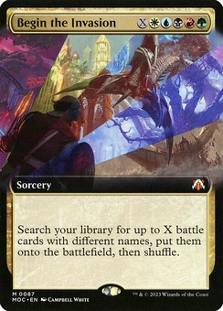 Begin the Invasion (extended art foil)
