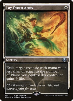 Lay Down Arms (etched promopack foil)