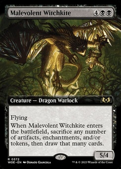 Malevolent Witchkite (extended art)
