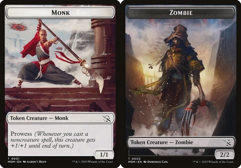 Monk // Zombie (token - foil)