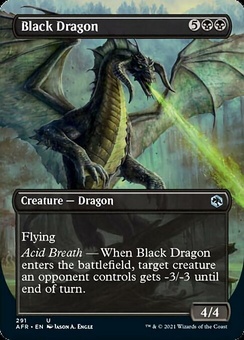 Black Dragon (borderless foil)