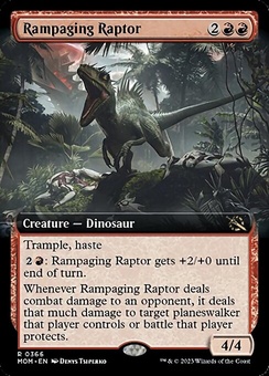 Rampaging Raptor (extended art foil)