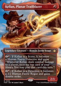 Kellan, Planar Trailblazer (borderless foil)
