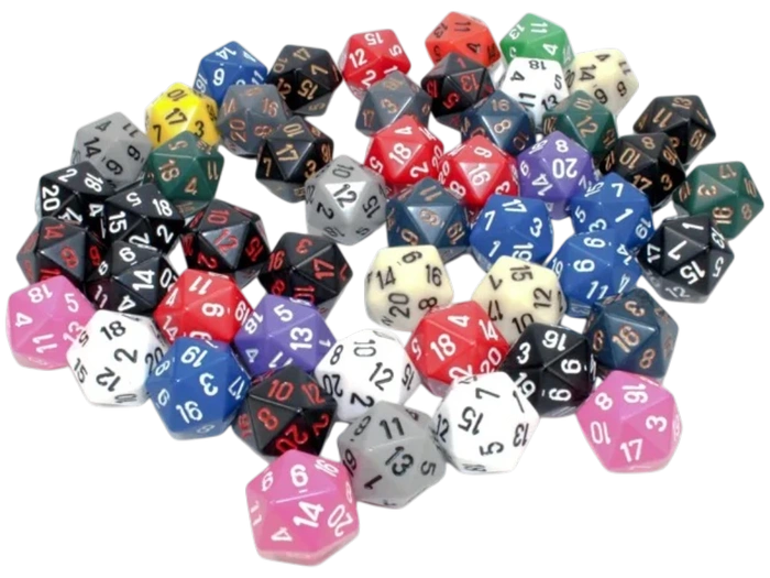 Life Counter - 20 stěnná kostka