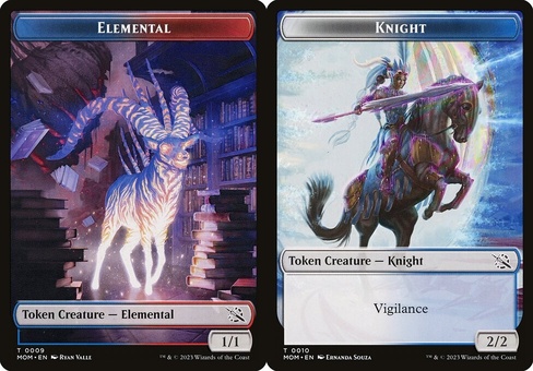 Elemental // Knight (token - foil)