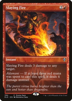 Slaying Fire (promopack foil)