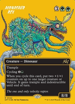 Agonasaur Rex (borderless boxtopper foil)