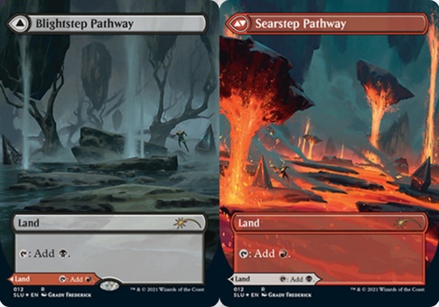 Blightstep Pathway // Searstep Pathway (borderless foil)