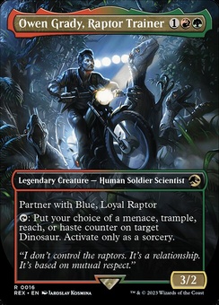 Owen Grady, Raptor Trainer (foil)