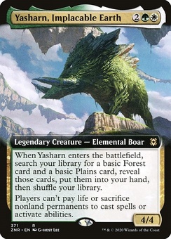 Yasharn, Implacable Earth (extended art)