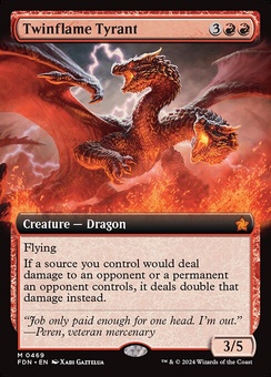 Twinflame Tyrant (extended art foil)