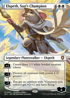 Elspeth, Sun's Champion (borderless foil)