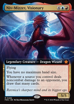Niv-Mizzet, Visionary (extended art foil)