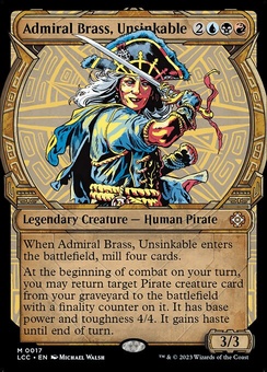 Admiral Brass, Unsinkable (showcase)