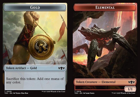 Gold // Elemental #16 (token)