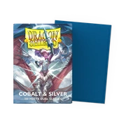 Dragon Shield - Cobalt & Silver Matte Dual (100ks)