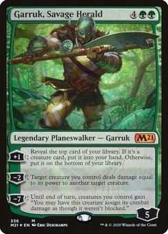 Garruk, Savage Herald (foil)