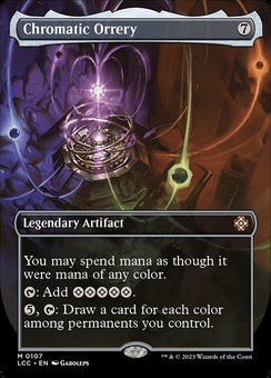 Chromatic Orrery (borderless foil boxtopper)