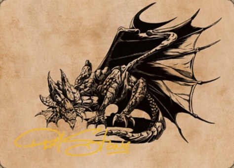 Ancient Copper Dragon (showcase, art series - signed)