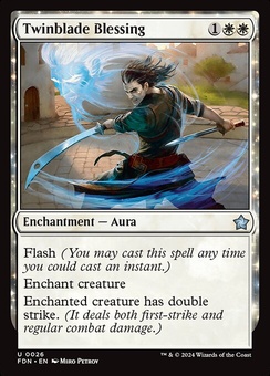 Twinblade Blessing (foil)