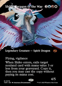 Shiko, Paragon of the Way (borderless showcase)