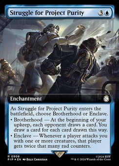 Struggle for Project Purity (extended art)