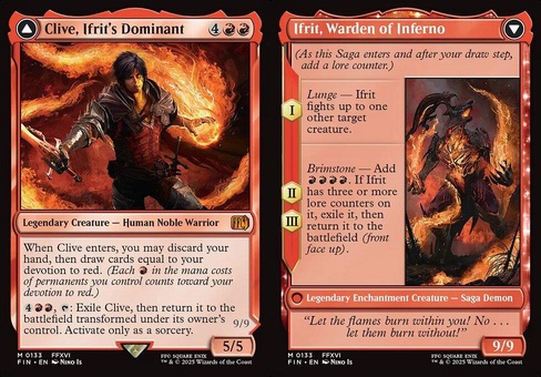 Clive, Ifrit's Dominant // Ifrit, Warden of Inferno