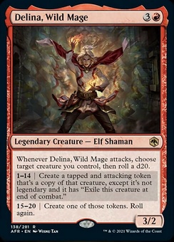 Delina, Wild Mage (prerelease promo)