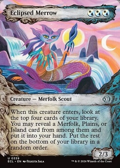 Eclipsed Merrow (borderless showcase foil)