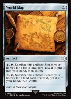 World Map (foil)