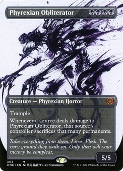 Phyrexian Obliterator (borderless foil)