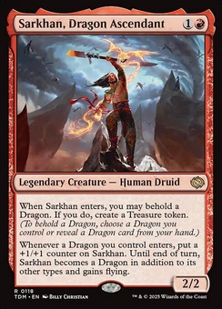 Sarkhan, Dragon Ascendant (foil)