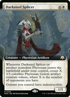 Darksteel Splicer (extended art)